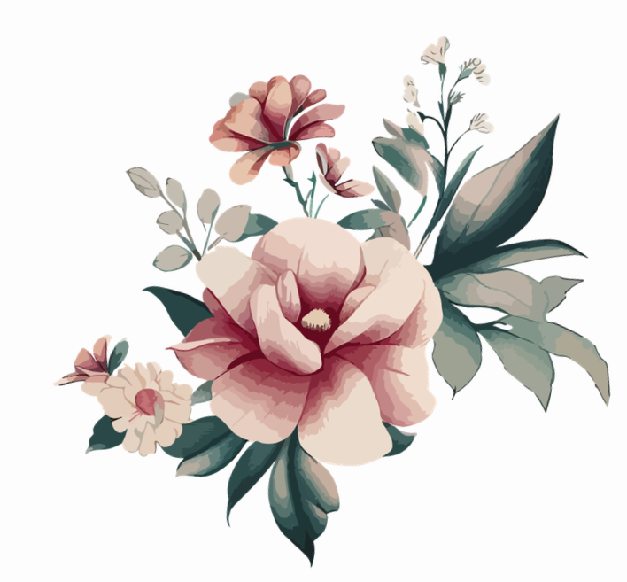 Flores acuarela